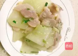 Illustration of how to make braised winter melon with bacon, shrimps and skin 5