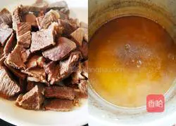 Illustration of how to make potato and beef stew 3