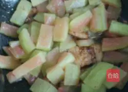 Illustration of how to make twice-cooked pork with melon rind 9