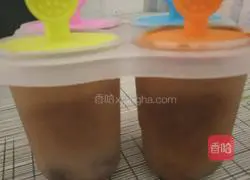 Illustration of how to make plum brown sugar popsicles 11