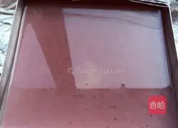 Illustration of how to make 8-inch blueberry mousse (square) 10