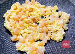 Fat reduction meal ~ Illustration of how to make fried shrimps with eggs 5