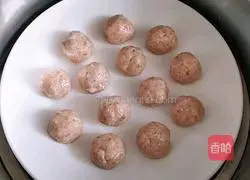 Illustration of how to make shrimp and pork balls 9