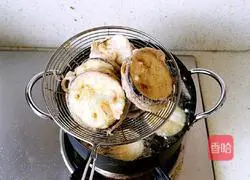 Illustration of how to make fried eggplant boxes 10