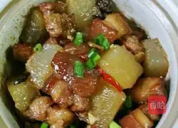 Illustration of braised pork and winter melon recipe 10