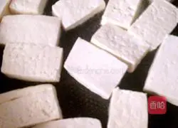 Illustration of how to make pan-fried homemade tofu 4