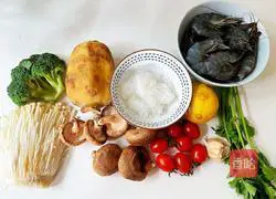 Illustration of how to make low-fat sauce 1