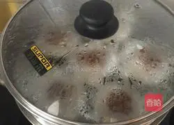 Illustration of how to make steamed scallops with garlic vermicelli 10