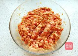 Hebei sweet and sour version of Sixi Illustration of how to make meatballs 2