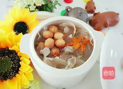 Illustration of how to make bird's nest, white fungus and lotus seed soup 9