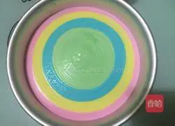 Illustration of how to make colorful mousse 18