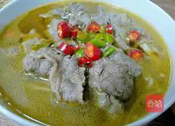 Illustration of how to make fat beef in sour soup 20