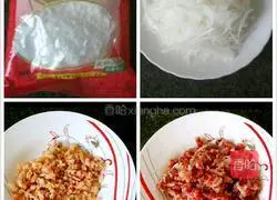 Illustration of how to make traditional Cantonese carrot cake 1