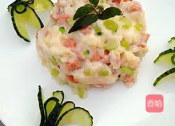 Illustration of how to make bacon mashed potato salad 9