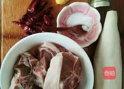 Illustration of how to make stewed radish with sheep and scorpions 1