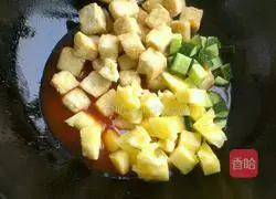Pineapple Sweet Tofu Illustration of how to do it 7