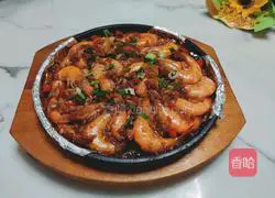 Illustration of how to make sizzling vermicelli shrimp 13