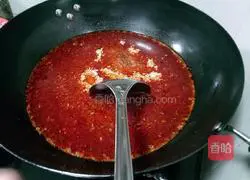 Illustration of the men's version of boiled fish 7