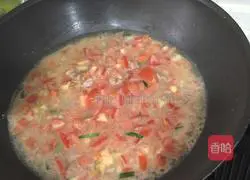 Illustration of how to make improved borscht with rice cakes 4