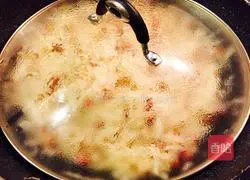 Illustration of how to make steamed preserved radish cake 8