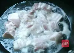 Illustration of braised pork and winter melon 2