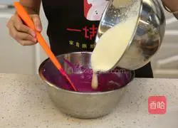 Baby's favorite no-bake cake - dragon fruit Mousse cake recipe 11