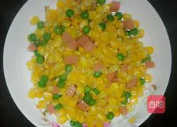 Illustration of how to make stir-fried Sanding 5