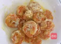 Illustration of how to make mustard shrimp balls 6