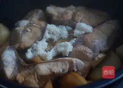 Illustration of how to make radish stewed herring 9