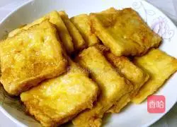 Illustration of how to make golden pot tofu 7