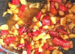 Illustration of how to make ginger and spicy chicken 4