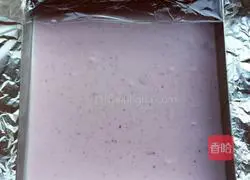 How to make 8-inch blueberry mousse (square) Illustration 8