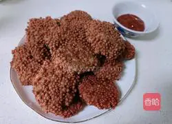 Illustration of how to make crispy flower fish cakes 22