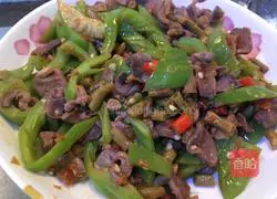 Illustration of how to make spicy and sour chicken offal 3