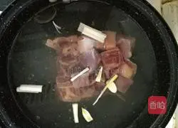 Illustration of how to cook beef brisket (edamame) stewed with tomatoes and potatoes in casserole 1