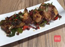 Fried glutinous rice cake Illustration of how to cook fish 15