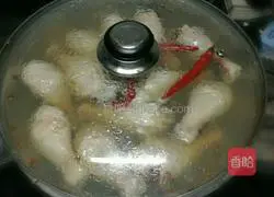 Illustration of how to make white chopped chicken legs (not chopped) 3