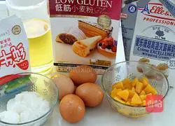 Yellow Peach Illustration of how to make cream cake roll 1