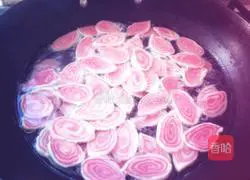 Illustration of how to cook cat ears with twice-cooked pork 2