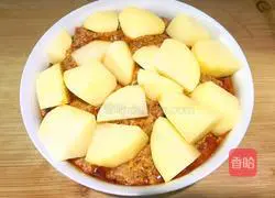 Illustration of how to make steamed pork ribs with rice flour 8