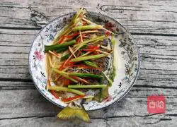 Illustration of how to make pan-fried golden drum fish 13