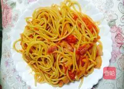 Pasta.Illustration of how to make it 8