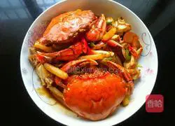 Illustration of Spicy Crab Fried Rice Cake 7