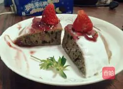 How to make strawberry yogurt chocolate cake Illustration 12