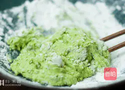 Q-boiled pork floss green dough-simple tutorial | Illustration 6 of how to make soft and glutinous rice balls