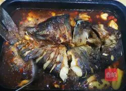 Illustration of the family version of Sichuan grilled fish 5