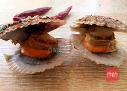 Illustration of steamed scallops 6