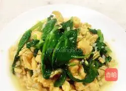 (New Year's Eve) Lantern Festival on the 15th) Illustration of how to make scrambled eggs with pea tips 9