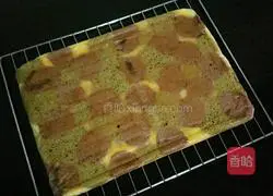 Camouflage Cream Cake Roll Recipe Illustration 18