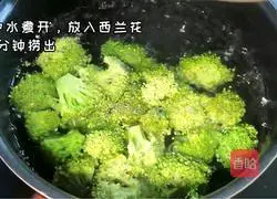 Illustration of how to make fried shrimps with broccoli 2